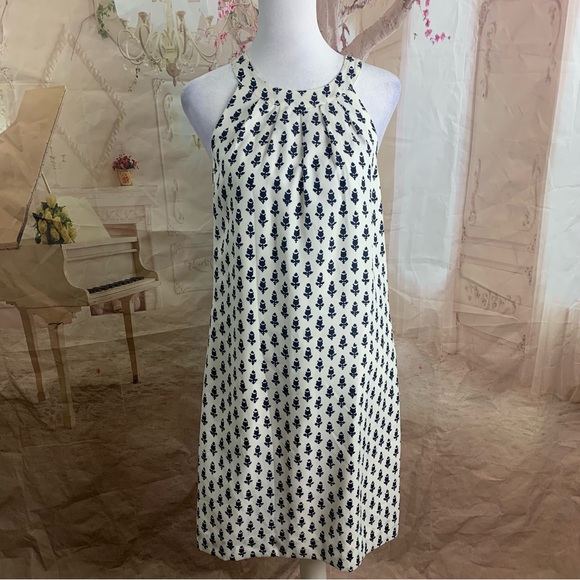 NEW J Crew Tulip Print Halter Neck Dress - Picture 2 of 10